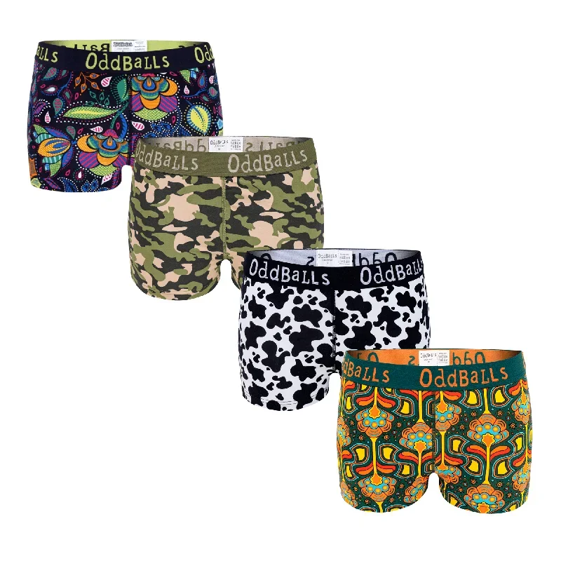 Wild Bundle - Ladies Boxers 4 Pack Bundle