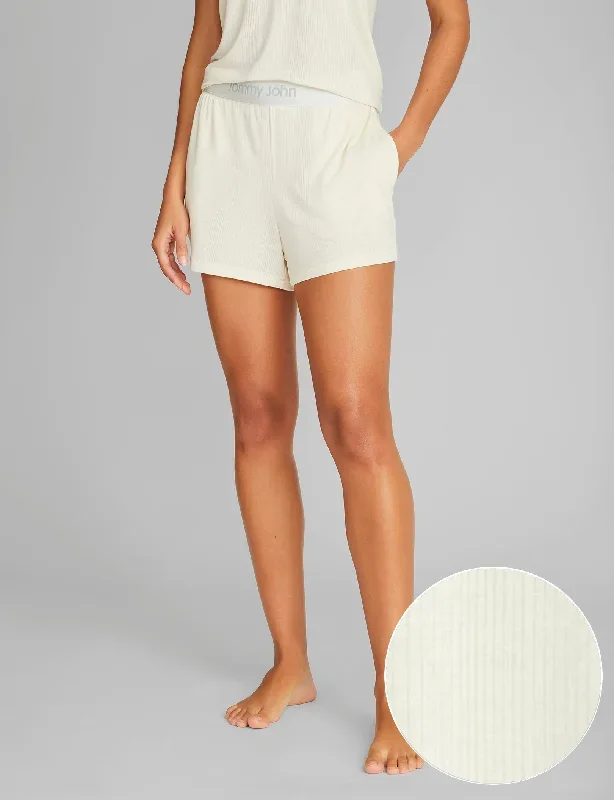 Women's Second Skin Luxe Rib Sleep Short