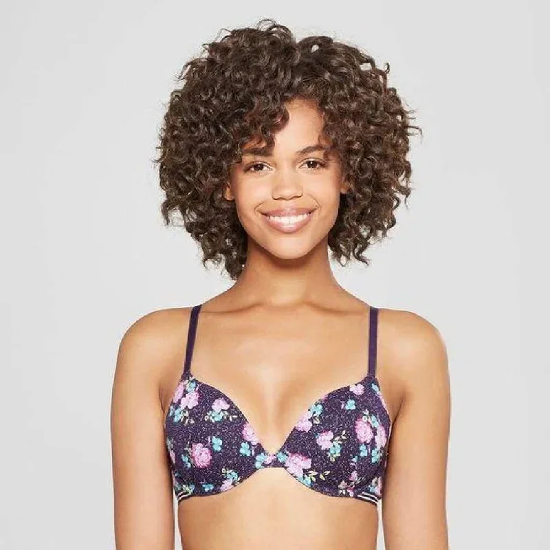 xhilaration-cotton-t-shirt-convertible-uw-bra-34a-purple-flower