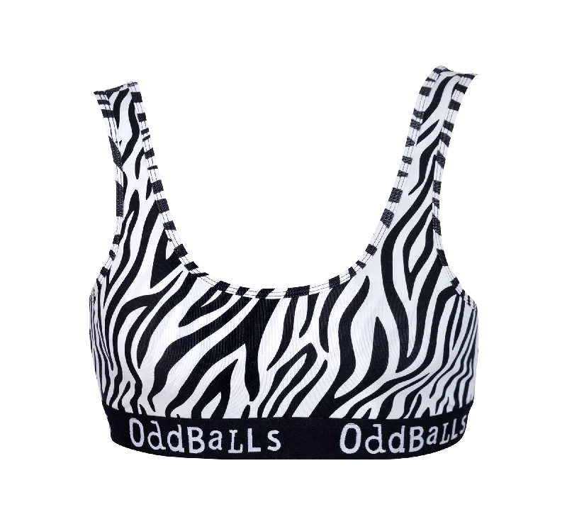 Zebra Crossing - Teen Girls Bralette